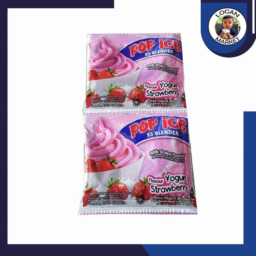 

Terbaru 3.3 Pop Ice Es Blender Yogurt Strawberry Renceng 10 Pcs Sachet 25gram