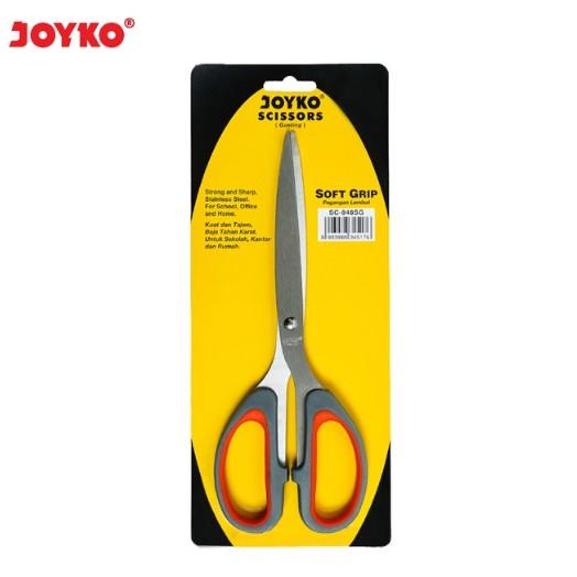 

[9RN40] GUNTING KARTON JOYKO SC-848 SOFT GRIP KERTAS SCISSORS TAJAM ATK MURAH EMPUK 848 SG STAINLESS STEEL 52