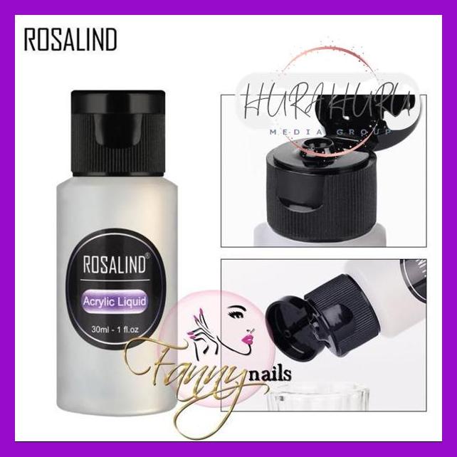 Rosalind Acrylic Liquid Cairan Monomer Bubuk Akrelik 3D Flower Wedding Nails Murah Banget 
