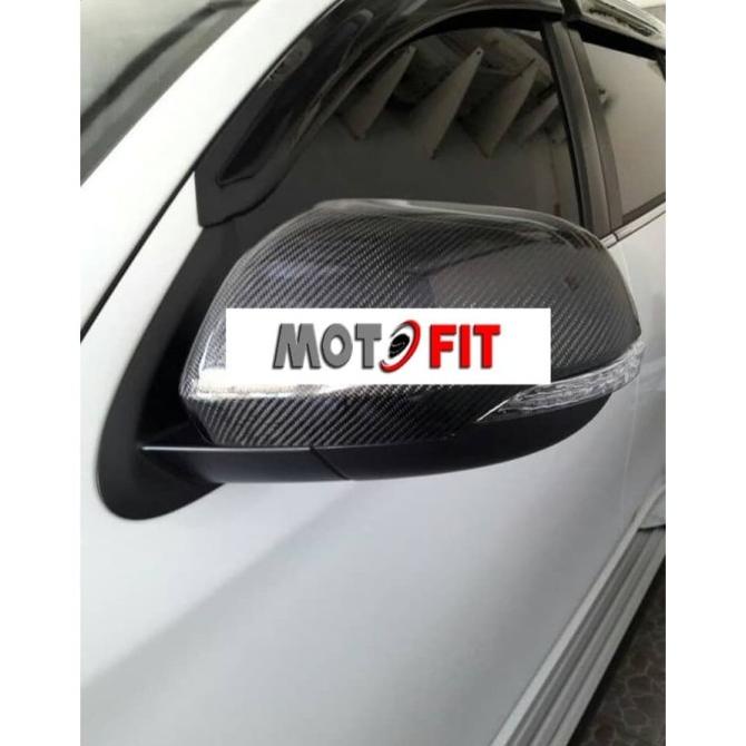 `````````] cover spion pajero sport 2016 2017 carbon kevlar kaca spion pajero