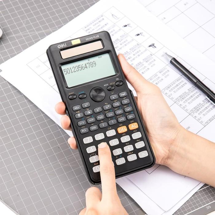

Terlaris Deli Ed82Es Calculator/Kalkulator-252F Scientific Calculator