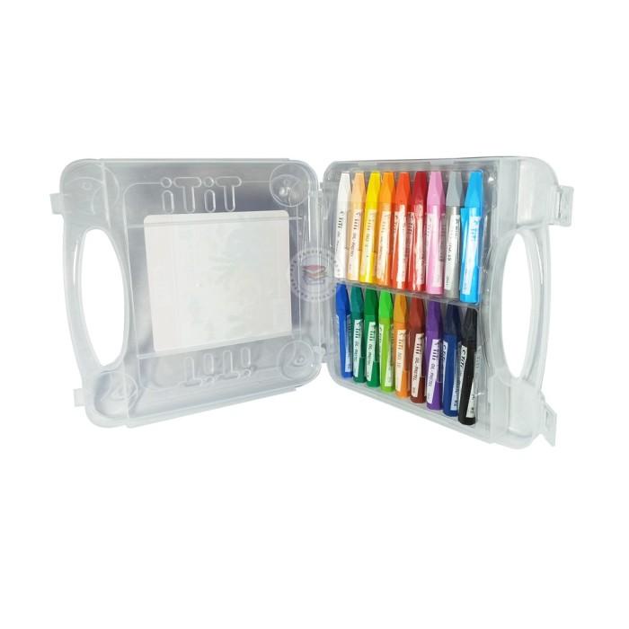 

4.4 Titi- Krayon Minyak Oil Pastel 18 Color Ti-P-18S -Set Terlaris
