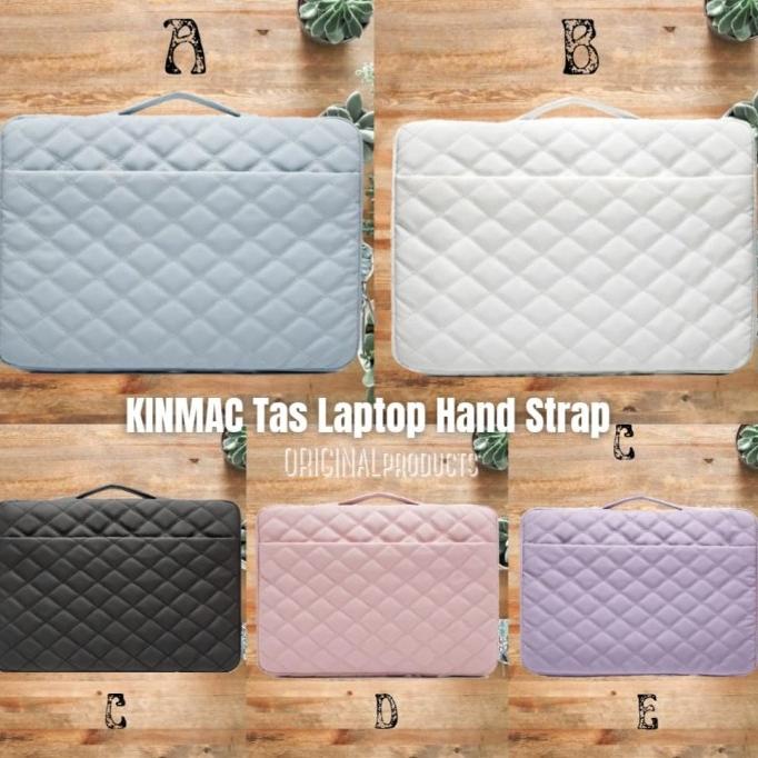 KINMAC tas laptop bag hand strap sleeve case 13" 14" 15 16 inch cover