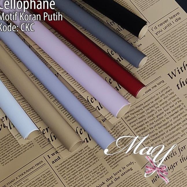 

Harga Murah 20lbr Cellophane Motif Koran Coklat 2sisi Flwer Wrap Paper Buket (CKC)