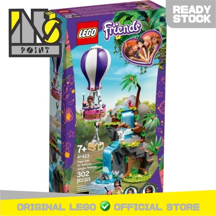 LEGO Friends - 41423 - Tiger Hot Air Balloon Jungle Rescue
