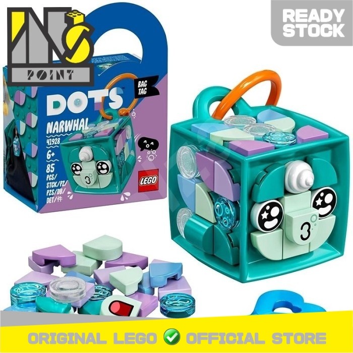 LEGO Dots - 41928 - Bag Tag Narwhal
