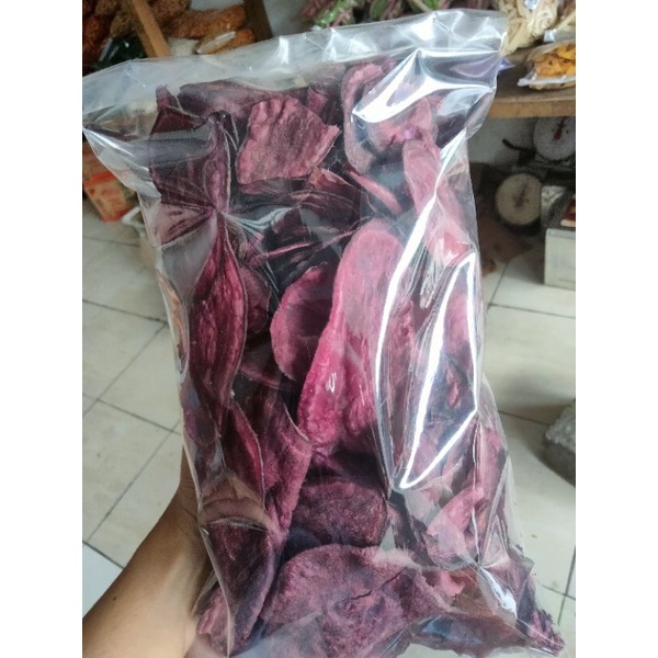 

Kripik ubi ungu manis 250gram