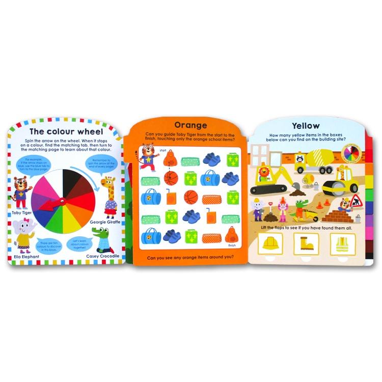 [Priddy Books] Priddy Learning My First Colours Board Book With A Fun Colour Wheel