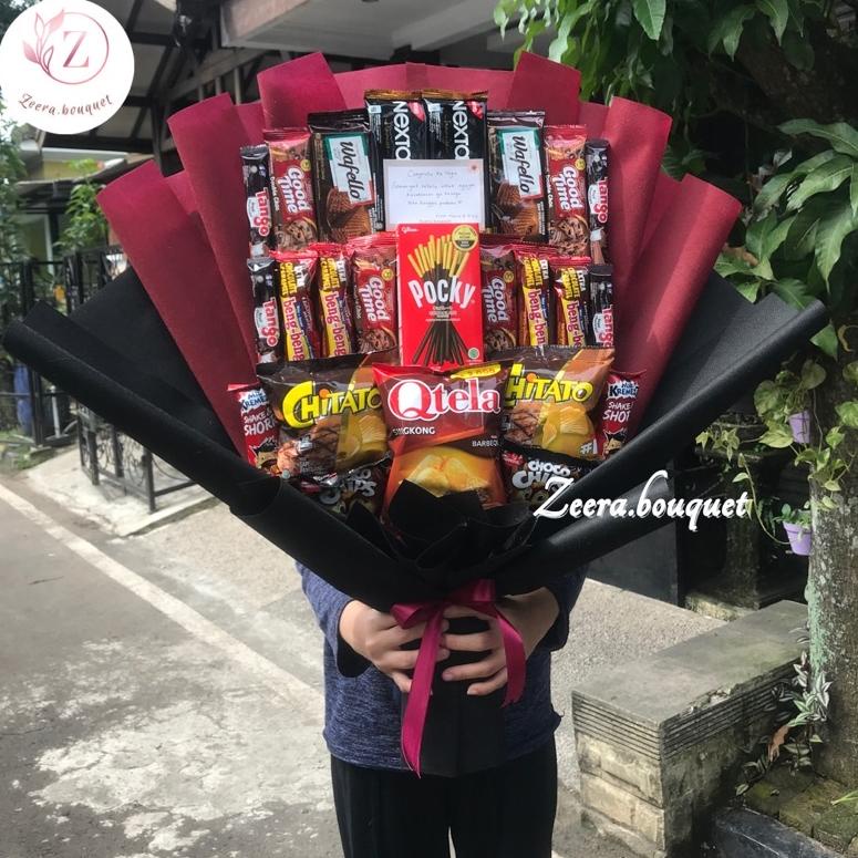 

Stok terbaru (B29) Bucket snack/buket snack/bouquet [INCLUDE: Greeting card+packing]