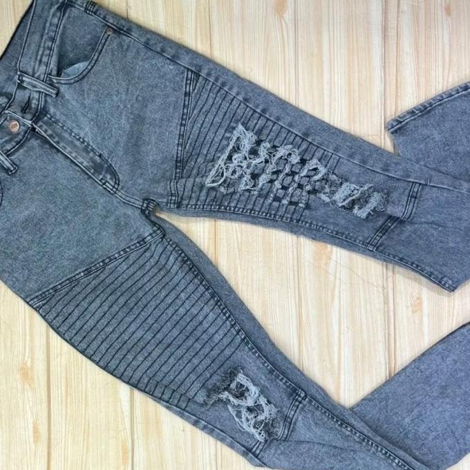 SLIMFIT JEANS BIKER/RIPPED JEANS TERBARU/SOBEK JEANS BIKER/BIKER SOBEK