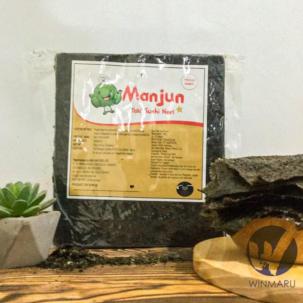 

[MJ055] Manjun Yaki sushi nori Seaweed Rumput Laut 50 sheets/lembar 7152