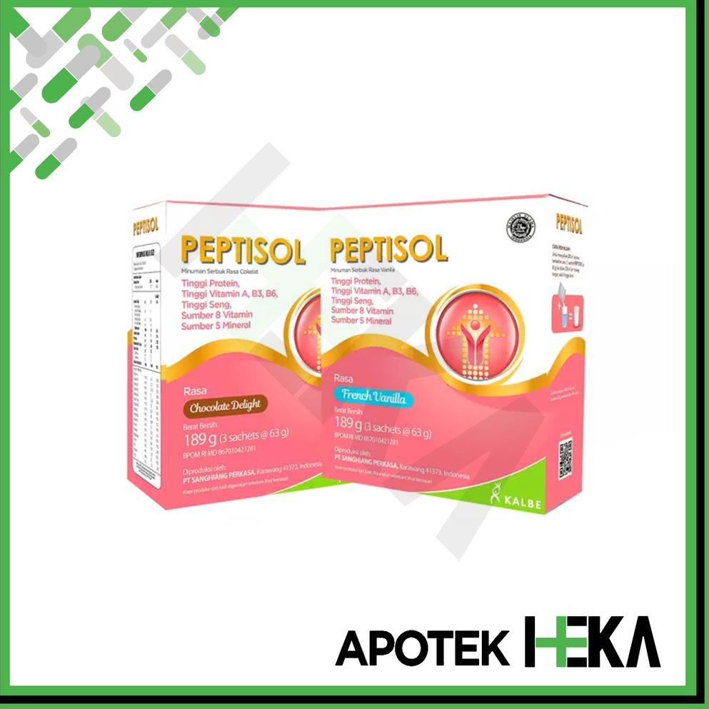 

[COD] ➼ Peptisol Vanila/Coklat 189 gram - Nutrisi Tinggi Protein Rendah Residu 4287