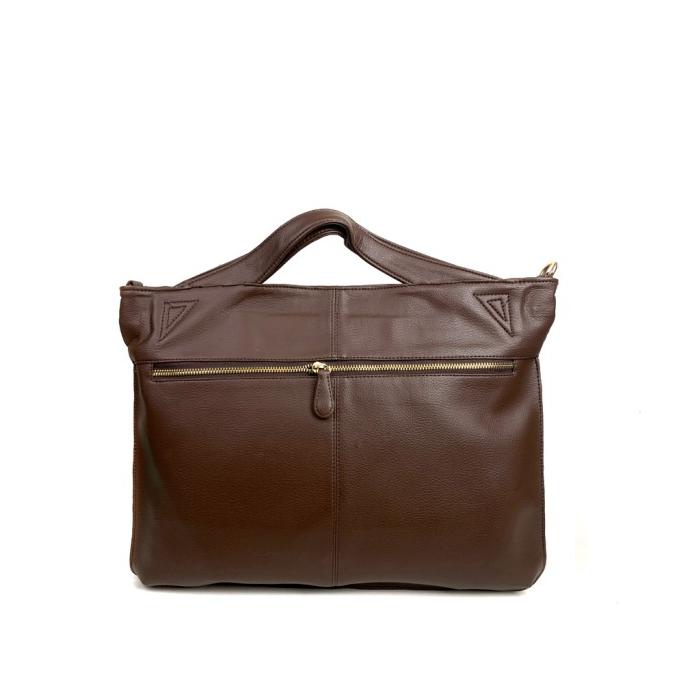 SALE Ceviro Belleza Laptop Bag Brown  Termurah
