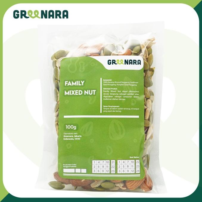 

Family Mixed Nuts 100gr ( almond , pumpkin seed , sunflower seed )