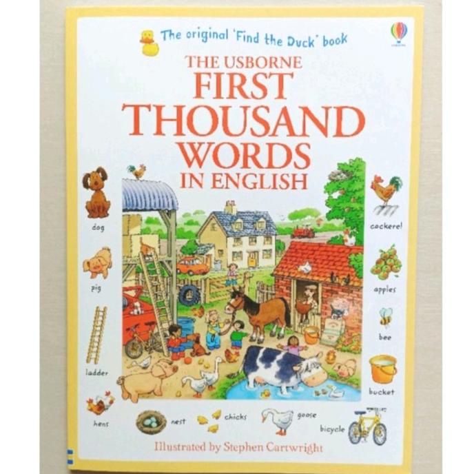 Usborne First Thousand Words in English (Paperback)
