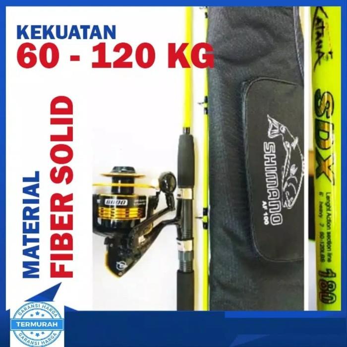 Set Pancing KHUSUS LAUT Maguro Spawn 8000 Kekuatan 30-120kg