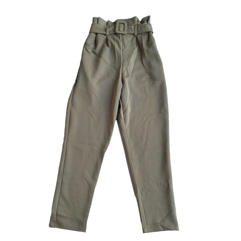 Celana High Waist Scuba /Celana kantor