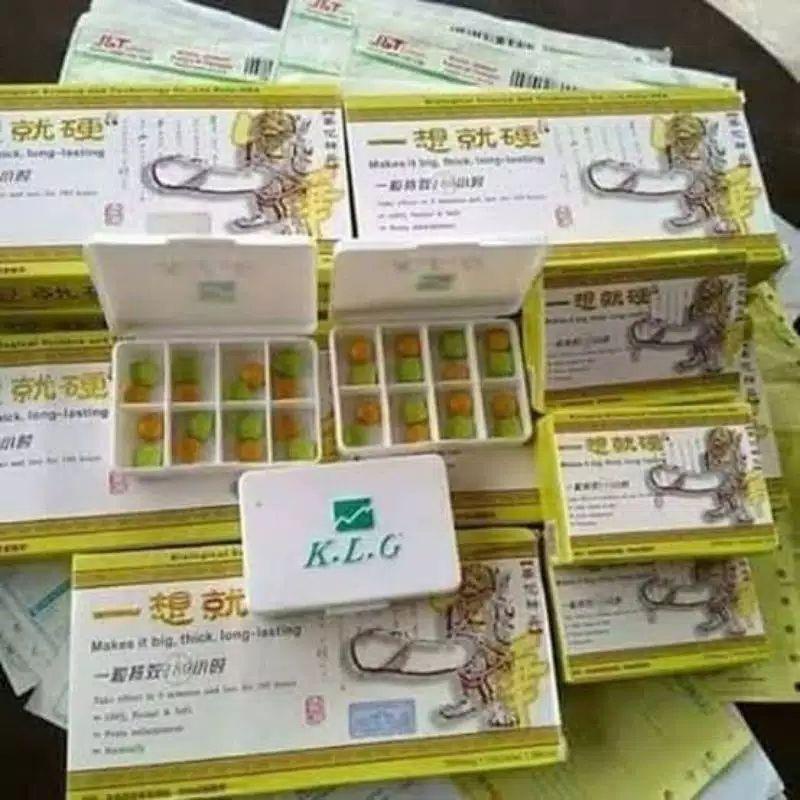 KLG USA Asli Original Obat Kuat Stamina Suplemen Pembesar-Penis-Pria Tahan Lama