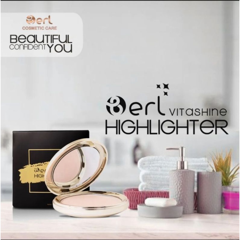 

B Erl Cosmetic Original B Erl Vitashine Highlighter Mempercantik Riasan dan Glowing