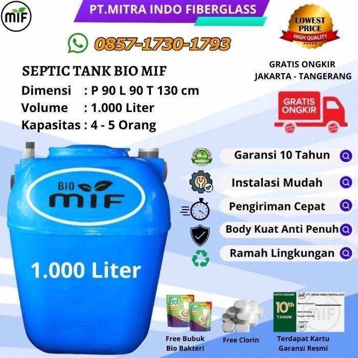 Terlaris Septic Tank Bio, Biotech, Biofilter, Biotank, Biofil, Biotaff 1000L