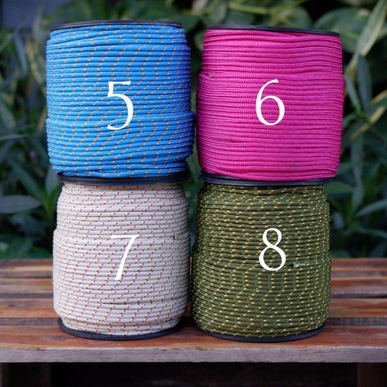 Tali prusik 4 mm panjang 1 roll 130 meter