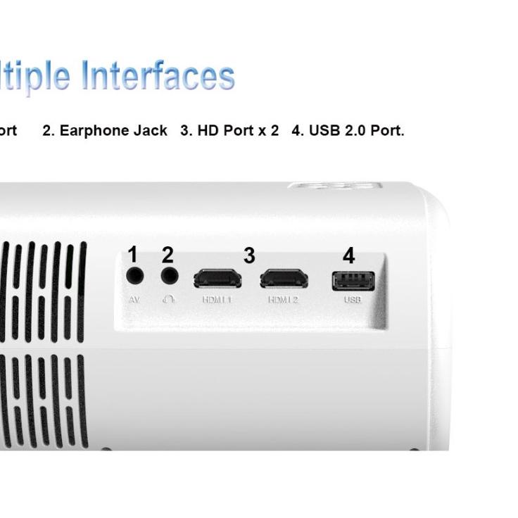 Proyektor C16 Android Cheerlux 4000 Lumens | Proyektor Konek Hp Android Wifi Ing Bluetooth