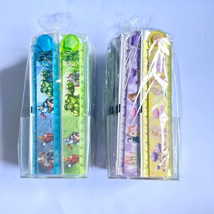 

Model Terpopuler (40 pcs) Penggaris Plastik Lipat 30cm Karakter Vanco