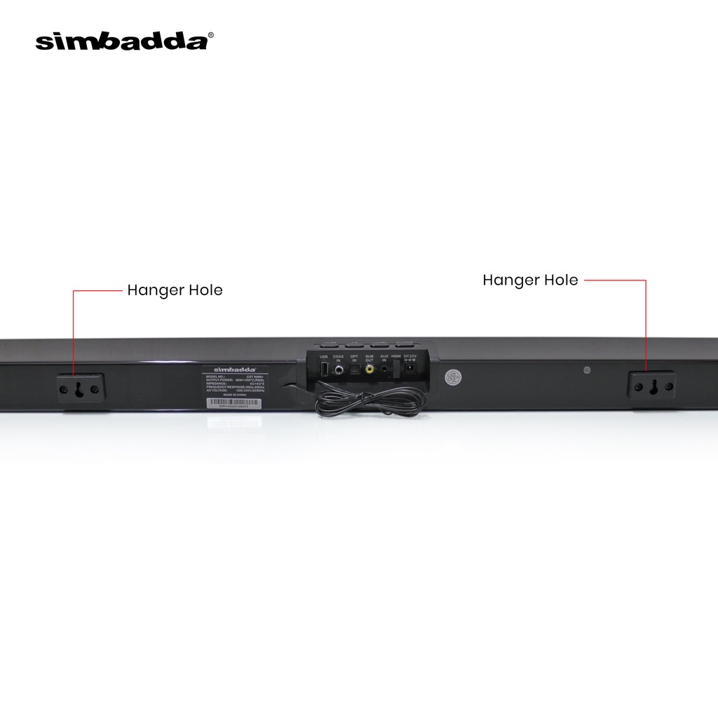 Simbadda CST 906N+ R.M.S 90W Bluetooth Home Theater Soundbar Speaker
