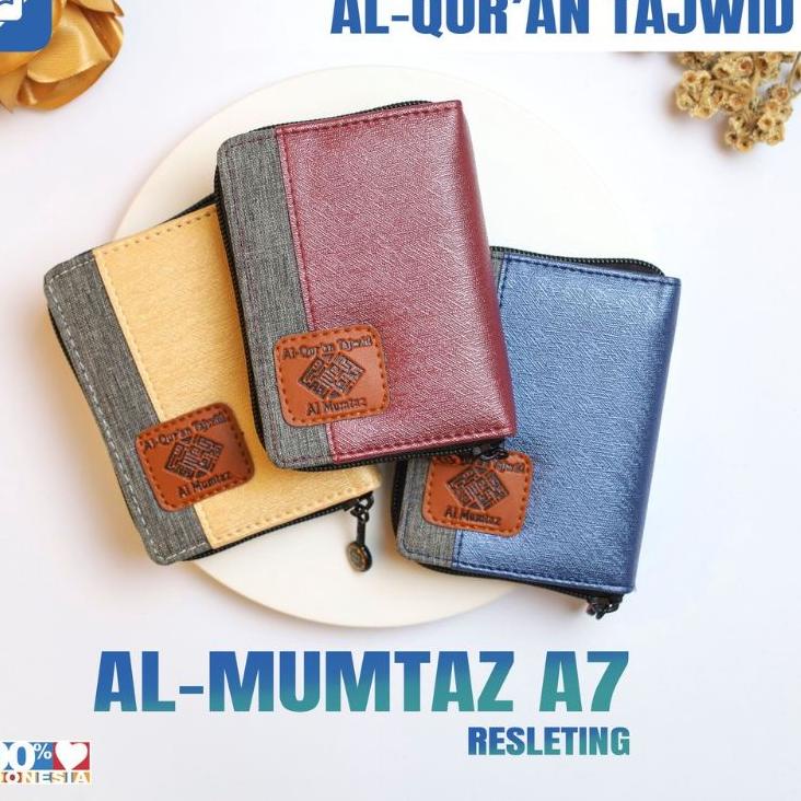 Promo Menarik Al Quran Saku Pocket Tajwid Al Mumtaz A7 Resleting - Al Quran Kecil Mini oleh oleh haji umroh - Al Quran Tajwid saku kecil resleting