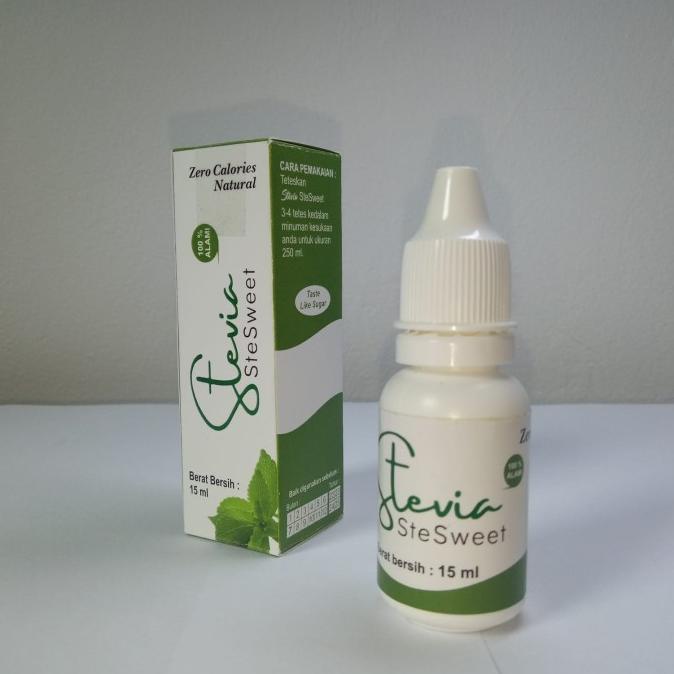 

Gula Cair Stevia Sweetener Pengganti Gula Nol Kalori _ Halal