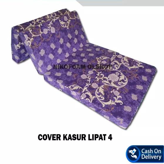 Cuma Sehari Sarung kasur busa Lipat No 1, 2 , 3 , 4, Single tebal 5 cm
