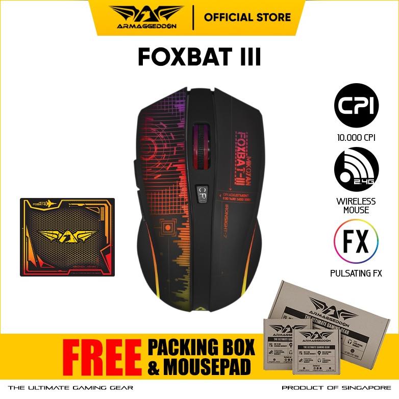 Armaggeddon Mikoyan Foxbat Iii  Ironsight-7 Wireless Gaming Mouse - Garansi Resmi 2 Tahun