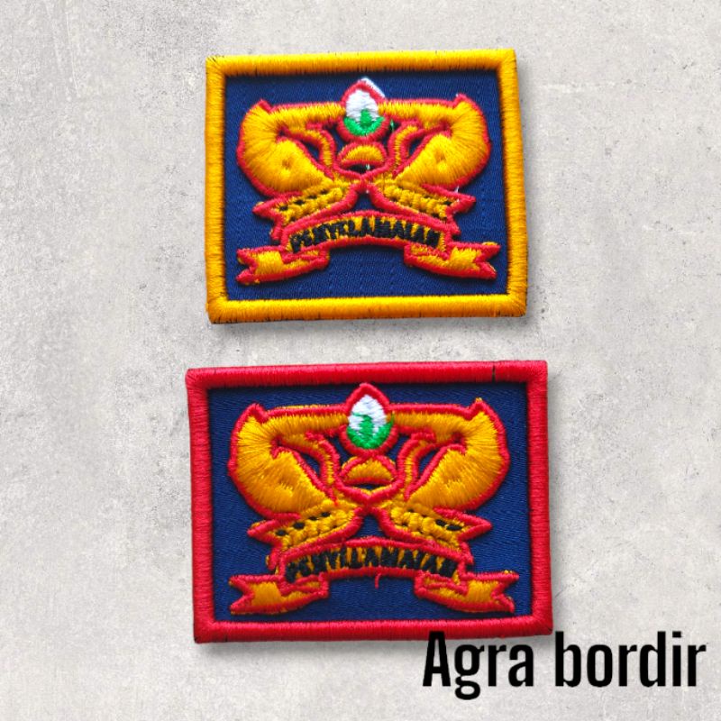 bordir penyelamatan pemadam timbul