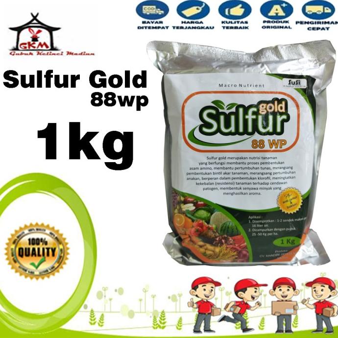 Sulfur Gold 1 Kg Fungisida Bahan Aktif Belerang rra02