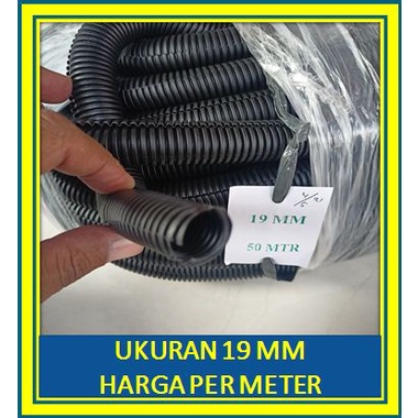 Bungkus kabel belah spiral 19 mm belah / pembungkus kabel mobil / bungkus kabel belah spiral 19 mm
