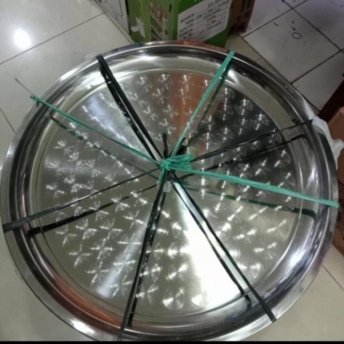 Buruan serbu] nampan bulat stainless 60cm