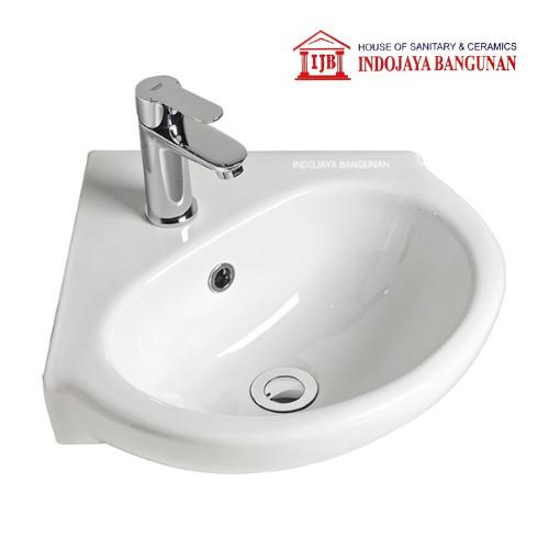 Terlaris Wastafel Sudut American Standard Studio Corner Lava Studio 50 Putih