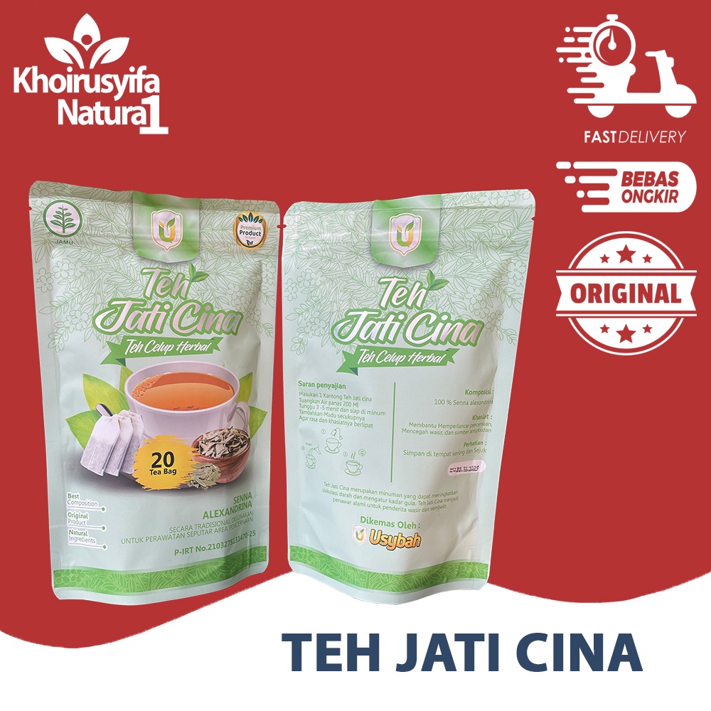 

TEH JATI CINA USYBAH PREMIUM TEA ISI 20 KANTONG