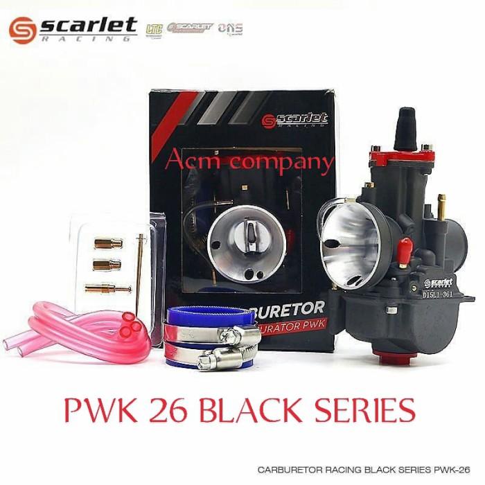 KARBURATOR KARBU BLACK SERIES SCARLET ORI PWK 24 26 28 30 32 34