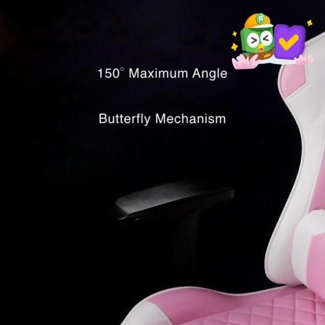 KURSI GAMING REXUS GAMING CHAIR / KURSI GAMING RGC 101 V2 PINK / MERAH MUDA EL09I09A82L