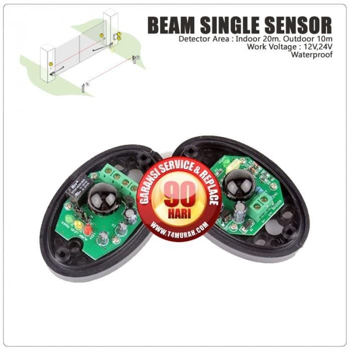 Photo beam Single Infrared Beam Sensor / Sensor Infrared Alarm rumah