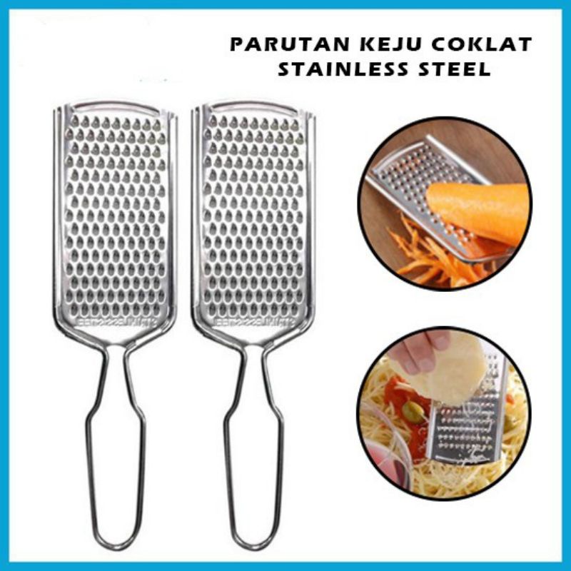 Parutan Keju / Coklat Stainless Serbaguna Parutan Buah dan Sayur