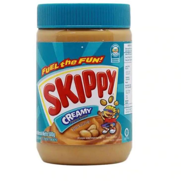 

️✔️✔️ Skippy Creamy Peanut Butter 500 gram Selai Kacang 