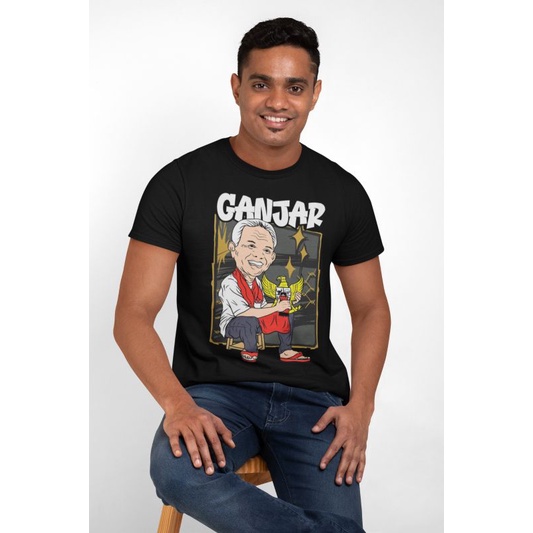 KAOS DISTRO GANJAR PRANOWO FOR PRESIDEN  Baju keren GANJARIS SAHABAT GANJAR PRANOWO