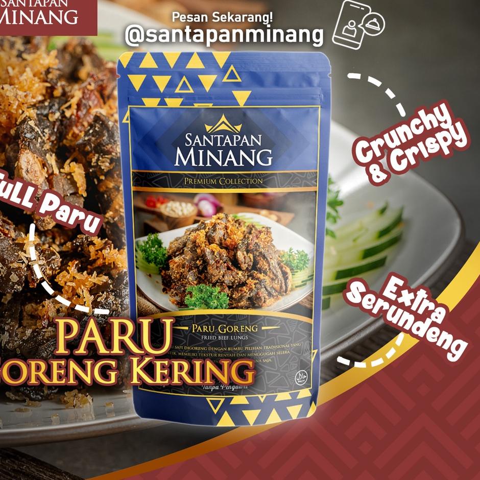 

Terbaru 12.12 Paru Goreng Kering Asli Padang Santapan Minang 