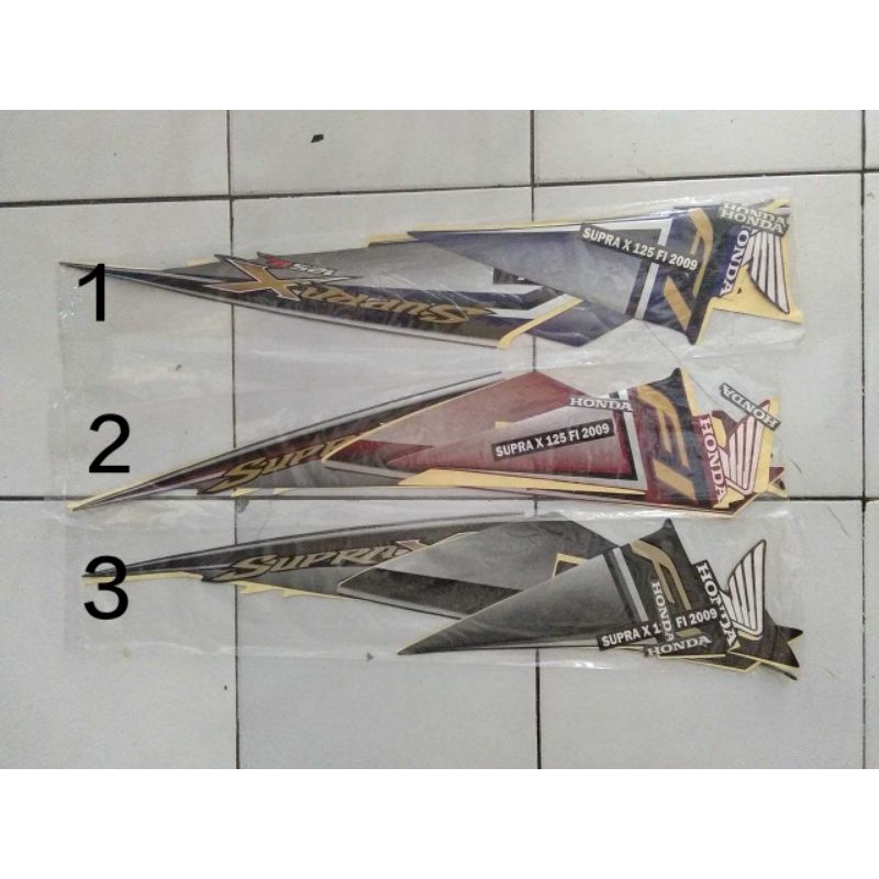 Sticker Striping Supra x 125 fi 2009