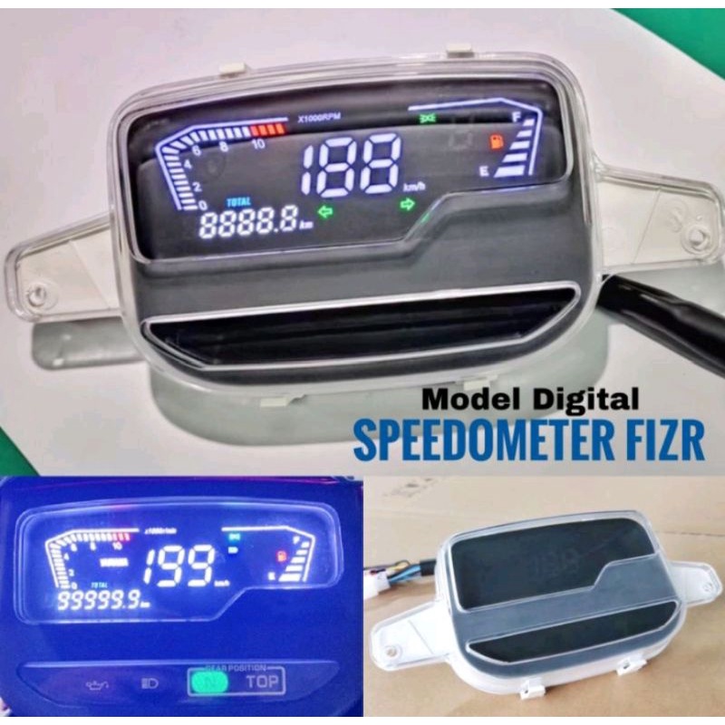 spidometer spido speedometer odometer fiz r fizr f1zr digital