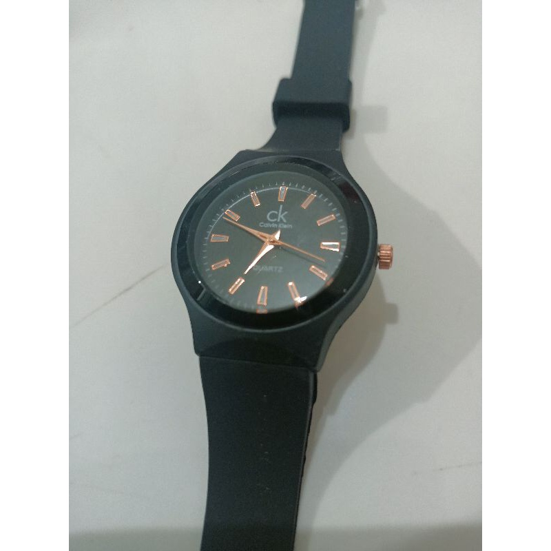 JAM TANGAN WANITA C&amp;K ANALOG TALI RUBBER