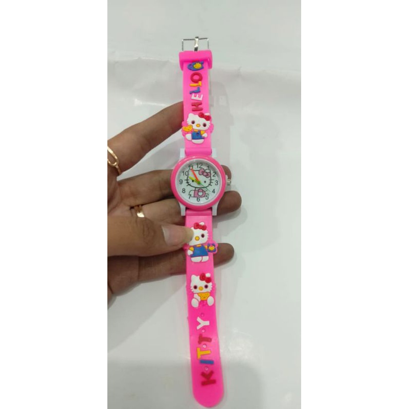 Jam Tangan Anak Perempuan Ring Karakter Helokitty
