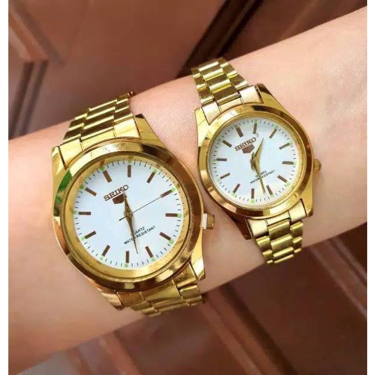 Jam Tangan Wanita Rantai Kuning SK  kecil